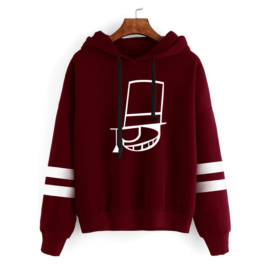 Detective Conan Fashion Print Case Closed Hoodies Outwear Sweatshirt Casual Unisex Soft Streetwear Trendy Hot sale Clothes - Цвет: Burgundy