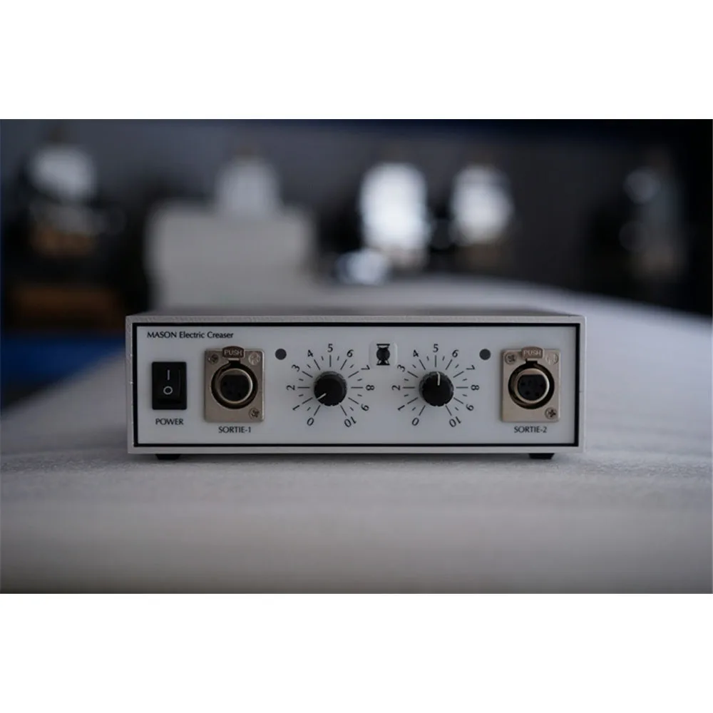 MASONM120ElectricLeatherCreaserButtonPanelDoubleHeadNoHandle