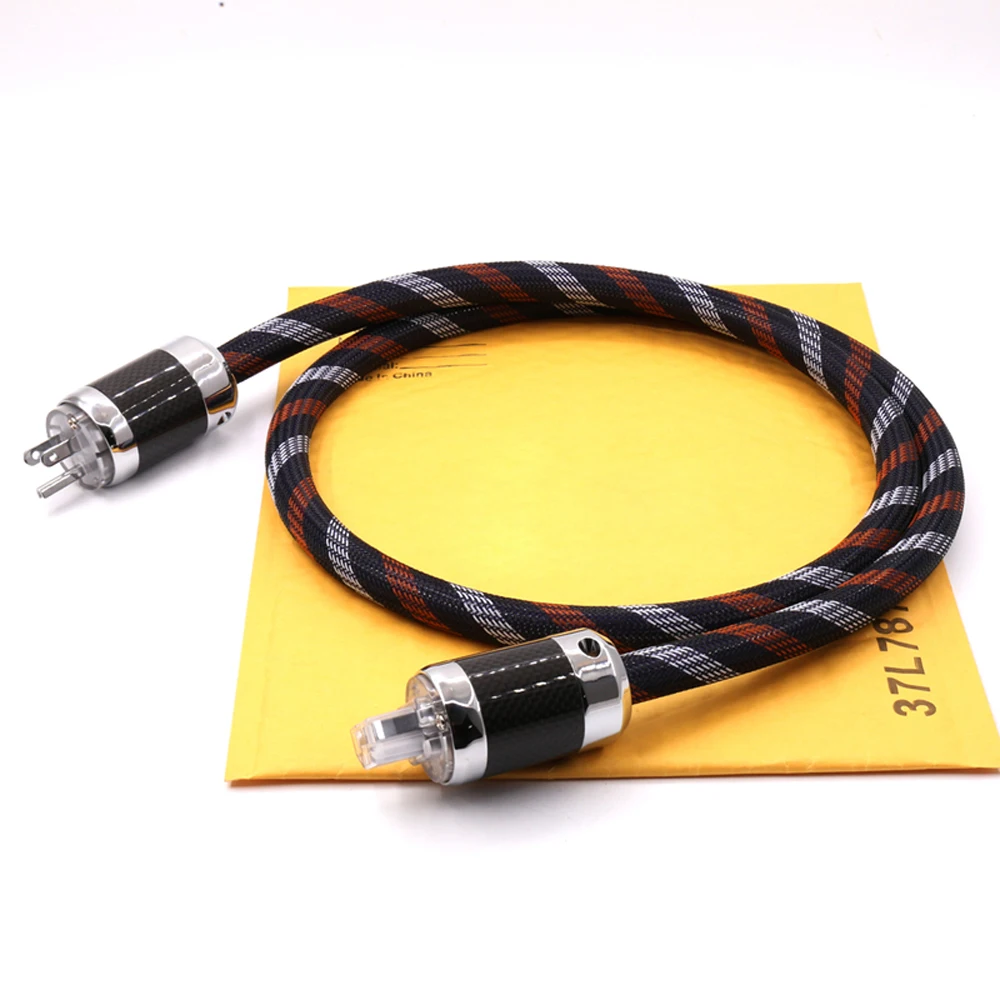 Furukawa 5N occ pure copper US AC Audio Power Cable hifi with US carbon