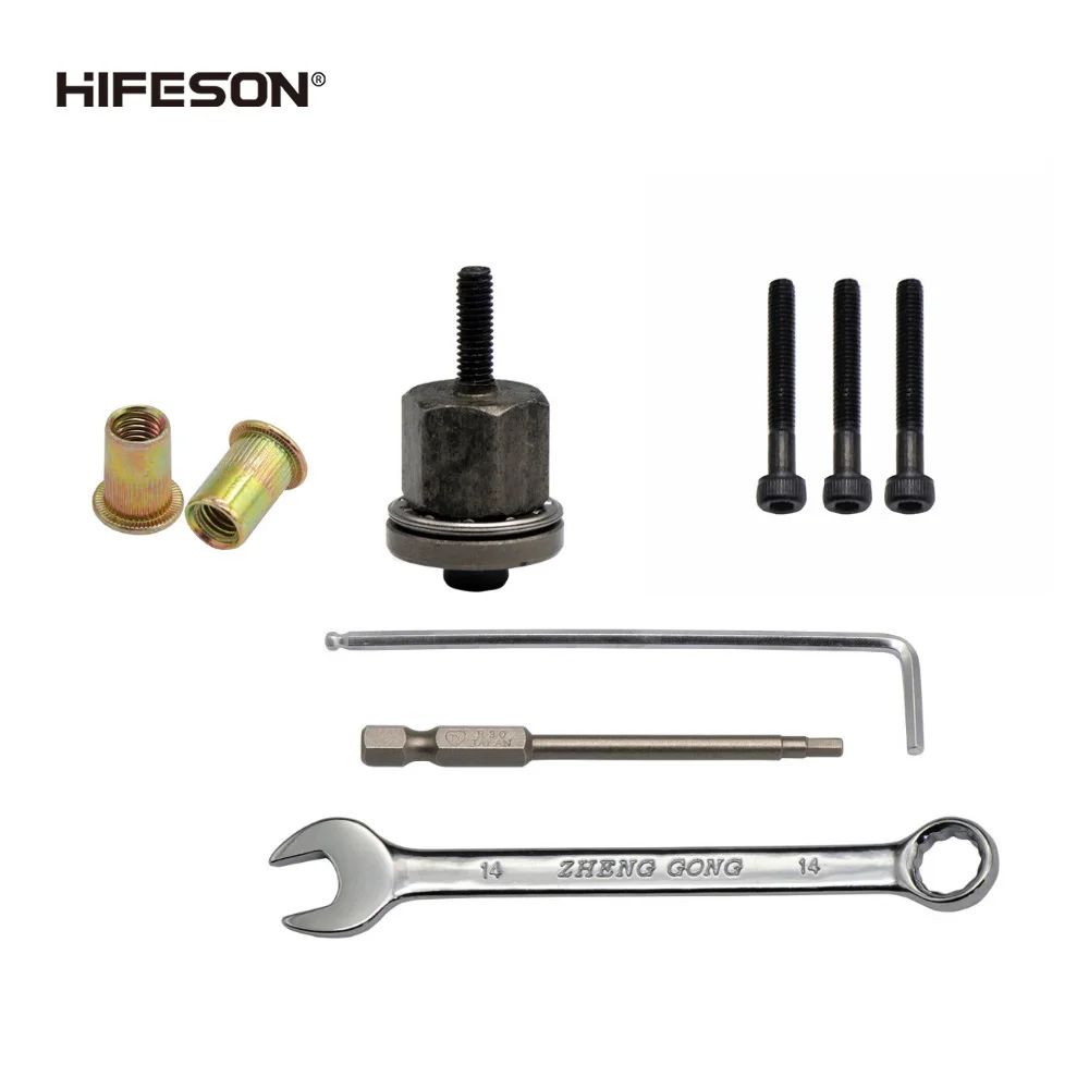 Ручная заклепка HIFESON гайка с 10 гайками простая ручная установка клепальный