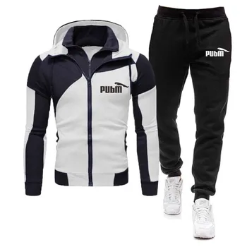 

2020 New Brand Men Clothing Sets Tracksuit 2 Piece Sets Hoodies+Pants Men's Sweater Set Sports Suit Streetswear Jackets S-3XL