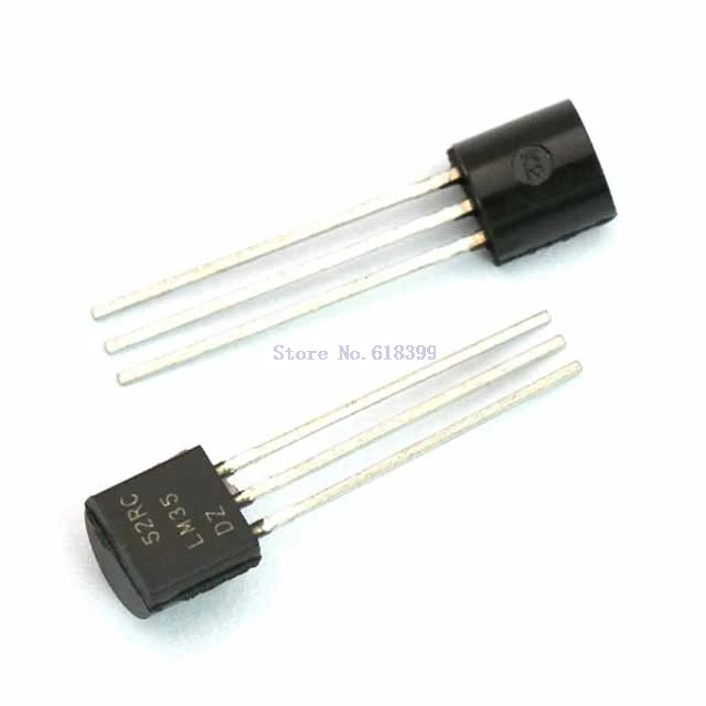 

Lm35 Temperature Sensing Circuit 3 Pin Plastic Sip Lm35dz