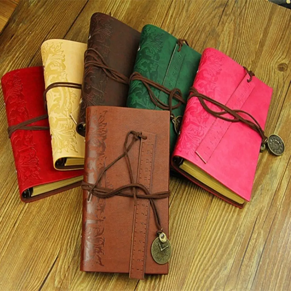 

1PCS Hot Retro Classic Vintage Leather Bound Blank Pages String Journal Diary Notebook Sketchbook School Office Supply