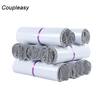 

15 sizes Plastic Envelope Self Adhesive Courier Storage Bags White Plastic Poly Envelopes Postal Mailer Shipping Bag 50pcs