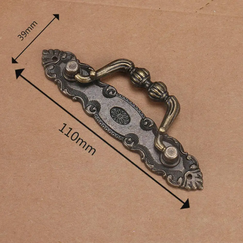 Antique Bronze Pull Handles For Drawer Cabinet Door Drawer Wardrobe Closet Box Pulls Pulls Wooden Bin Handles Handle Chest H2G3 furniture handles kitchen door handles