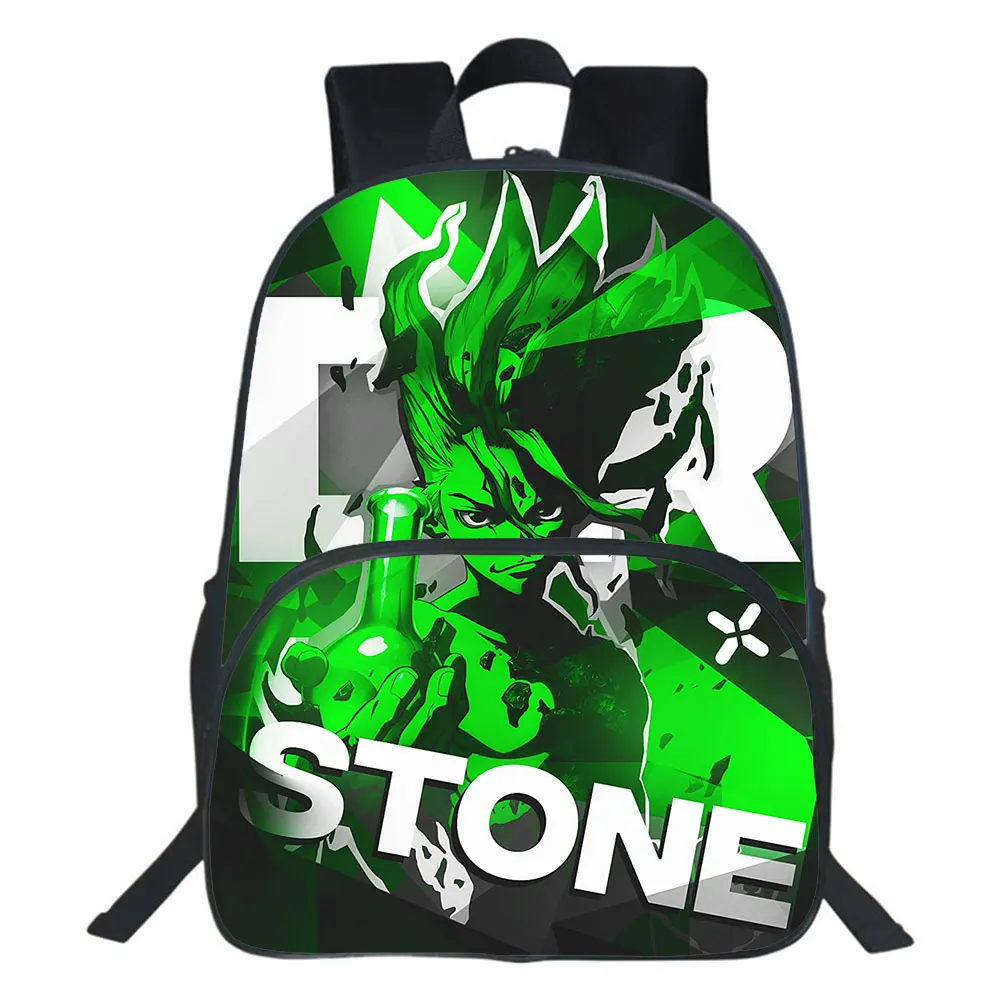 Dr.STONE Backpack Kindergarten Mochila Boys 3D Cartoon School Bag Teens Girl Storage Bag Travel Bags Rucksack