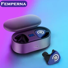 Femperna M9 TWS Bluetooth наушники беспроводные наушники 3D стерео настоящие беспроводные наушники спортивные HiFi наушники с двойным микрофоном