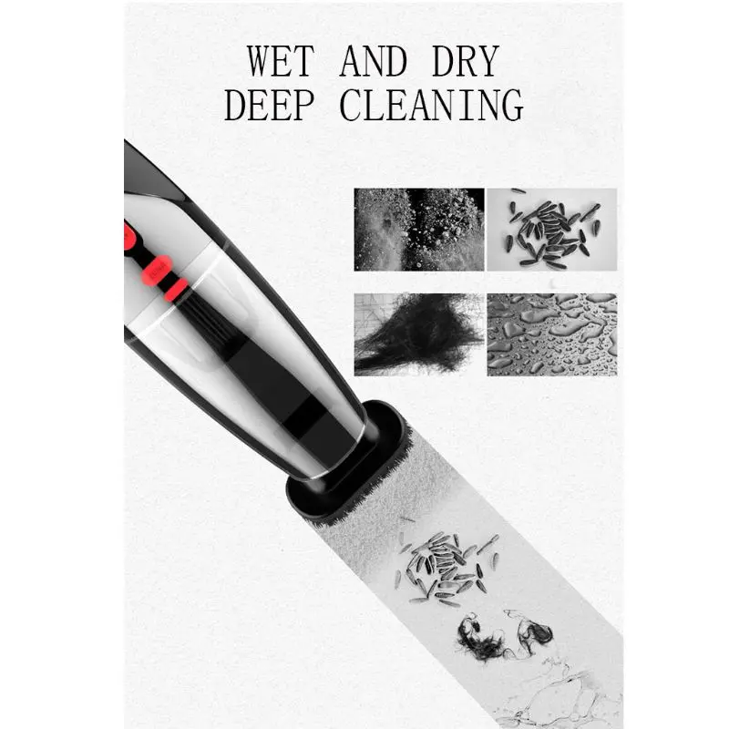 Портативный ручной автомобильный пылесос 12V Авто шумоподавление мини Пыльник Dirt G6KC
