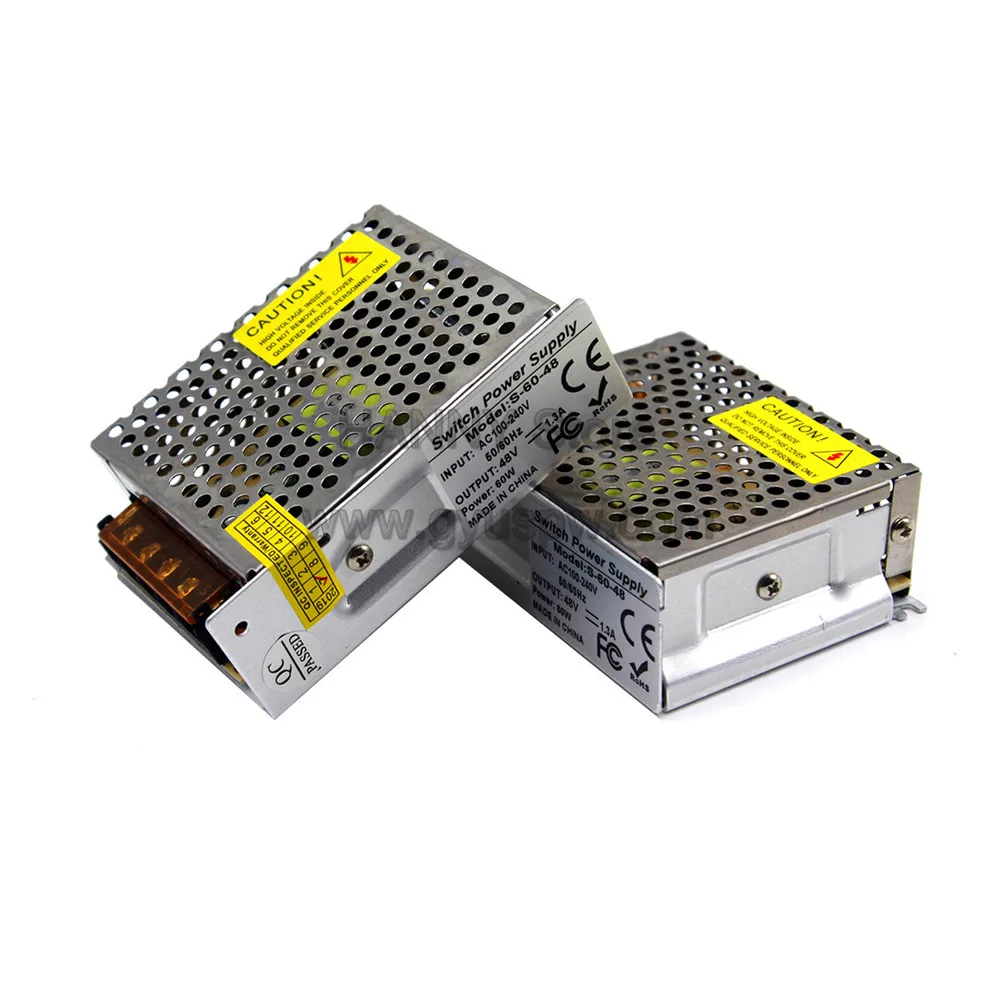 Универсальный источник питания DC 48V 60W трансформатор драйвера 100-240V AC к DC48V SMPS для освещения Stpper мотор CNC маршрутизатор