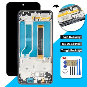 

For LG K51 K500 K500UM LCD Display Touch Screen Digitizer Assembly + Frame