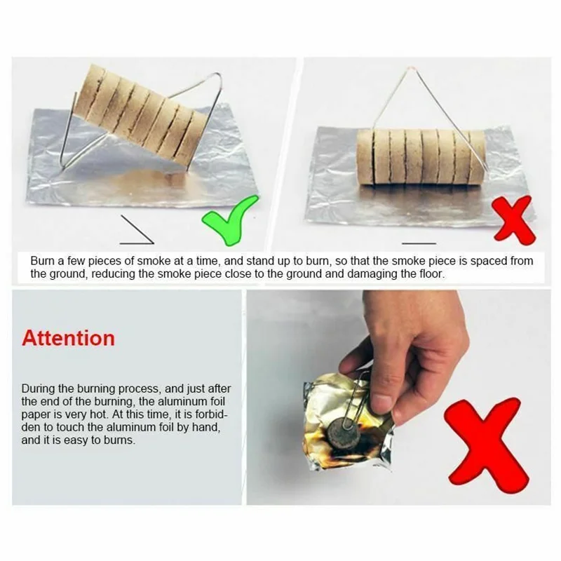 10pcs Smoke maker pills Halloween Christmas decorations for home health White Smoke chips photo props party decoration