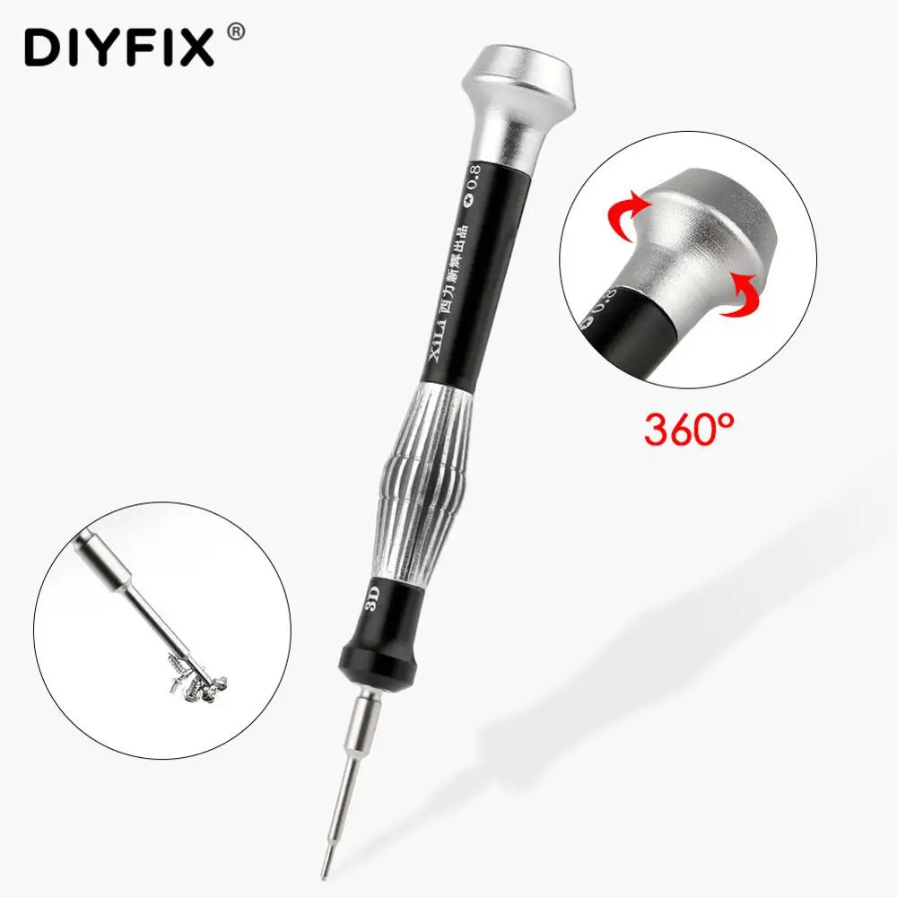 3D отвертка Магнитная T2 Torx 0,8 Pentalobe Y0.6 2,5 1,3 Phillips для iPhone XR XSMax мобильный телефон с отверстием для разборки ручных инструментов