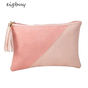 

2020 Fashion Ladies Hand-in-Hand Makeup Bag Travel Makeup Bag Waterproof PU Leather Stream Su Wash Makeup Bag