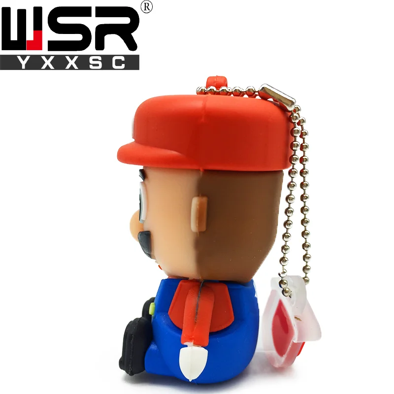 Usb флеш-накопитель super mario, 2,0, 32 ГБ, 64 ГБ, 128 ГБ, креативная мультяшная флеш-карта, быстрая фактическая usb-флешка, 4 ГБ, 8 ГБ, 16 ГБ, водонепроницаемый подарок