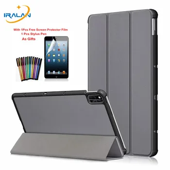 

2020 Luxury Flip Case For Huawei Honor V6 10.4 KRJ-W09 KRJ-AN00 Slim Folio Stand PU Leather Cover For Matepad 10.4 Case+Film+Pen