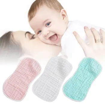 

5PCS Soft Cotton Baby Burp Cloth Super Absorbent Bibs Burping Rags Feeding Towel for Boys Girls Newborns Gift
