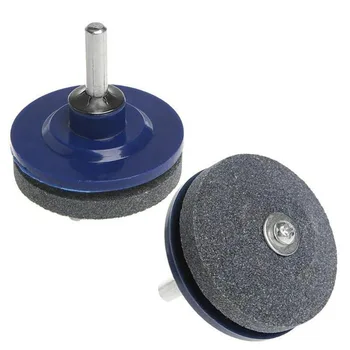 

50MM Faster Lawn Mower Sharpener Lawnmower Blade Sharpener Universal Grinding Rotary Drill Cuts Garden Parts