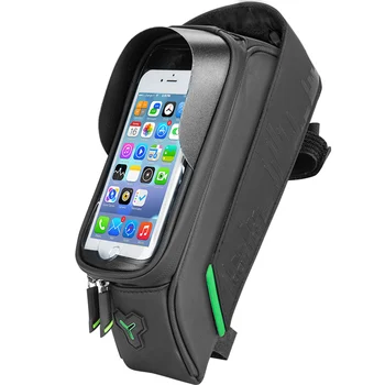 

Bike Mobile Phone Bag Waterproof Bicycle Frame Front Tube Bag NJ88