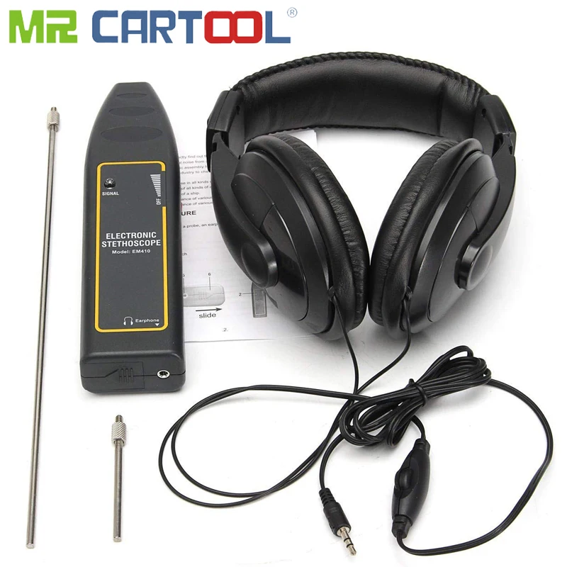 

Mr Cartool Car Stethoscope Noise Finder Diagnostic Listening Device Machine Noise Detector Appliance 100Hz~10kHz