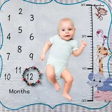 Детское покрывало для фото буквенно-цифровой узор фотографии реквизит фон одеяло игровой коврик фон ткань скандинавский стиль детские подарки