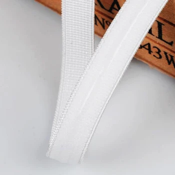 

20M/lot 12mm Width rubber band Black White Silicone Elastic Band DIY Sewing Underwear Bra Garment ruban couture lint Accessories