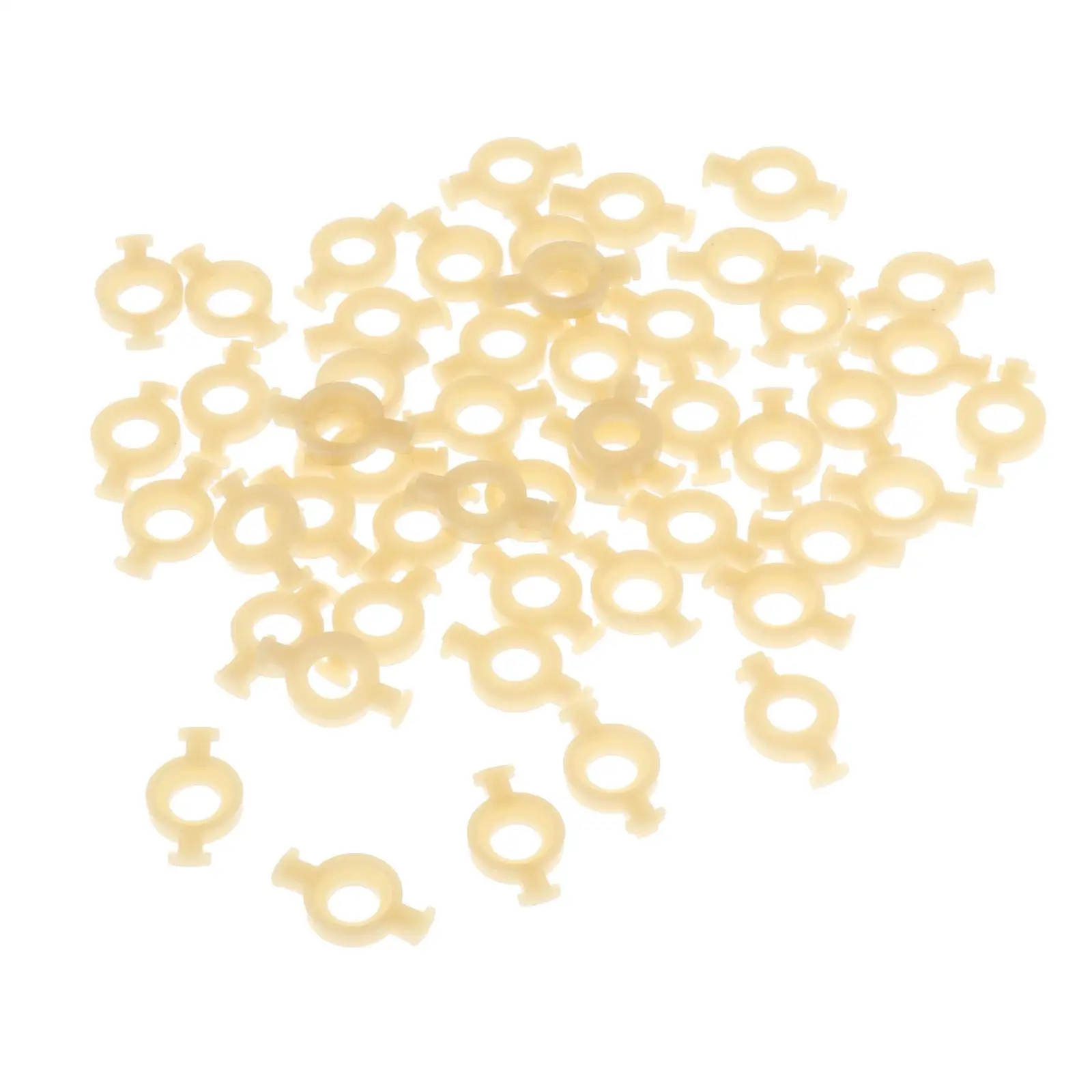 50 Pack of ABS Plastic Trumpet Repair Kit Trumpet Valve Guides Replacement Parts
