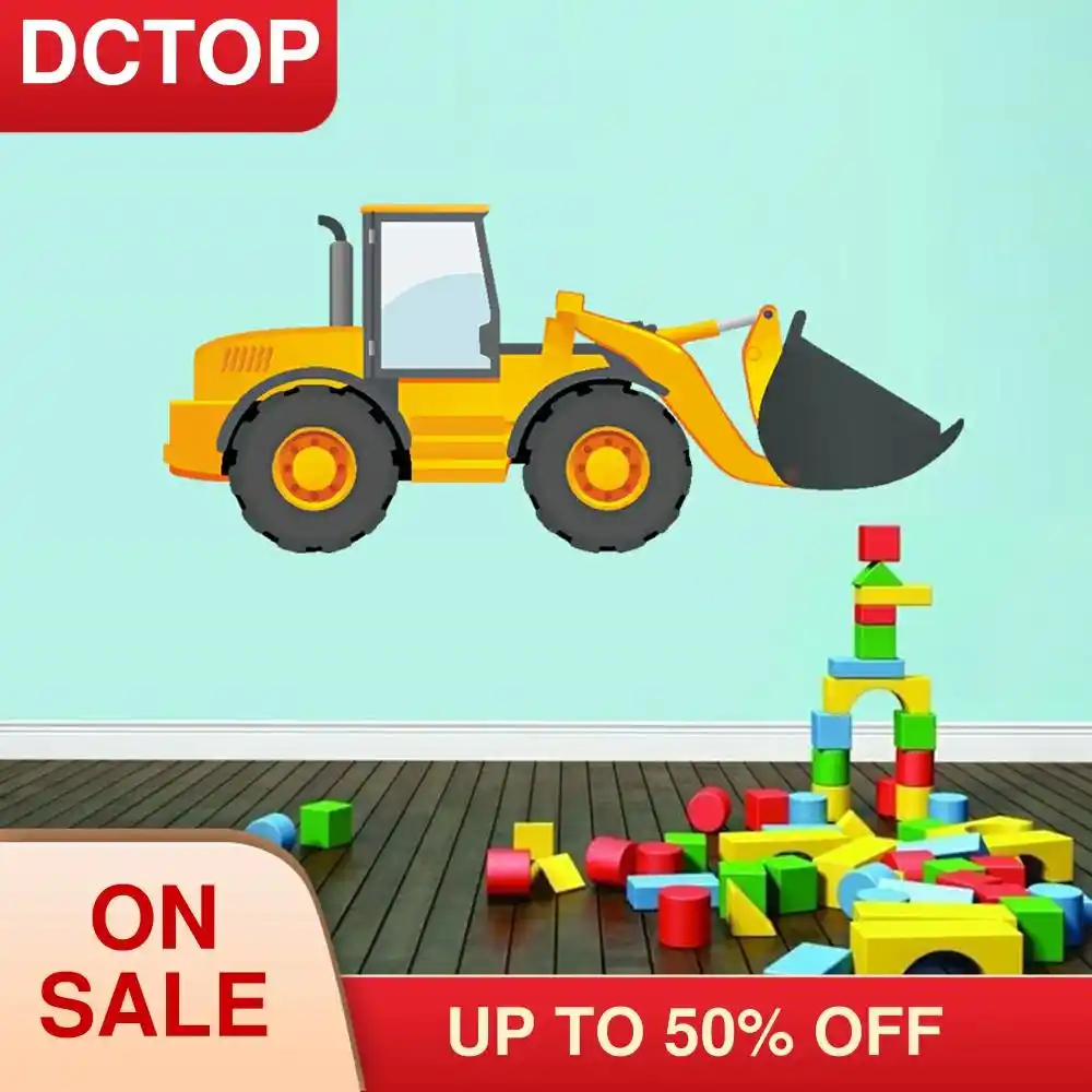 Stickers Muraux Tracteur Toy Box Vinyl Decal Autocollant Maison Bomech Fr Stickers Muraux Tracteur Toy Box Vinyl Decal Autocollant Maison Bomech Fr