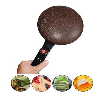 

Portable Electric Crepe Maker Machine Pizza Pancake Machine Non-stick Griddle Baking Pan Cake Machine Kitchen Cooking Tools