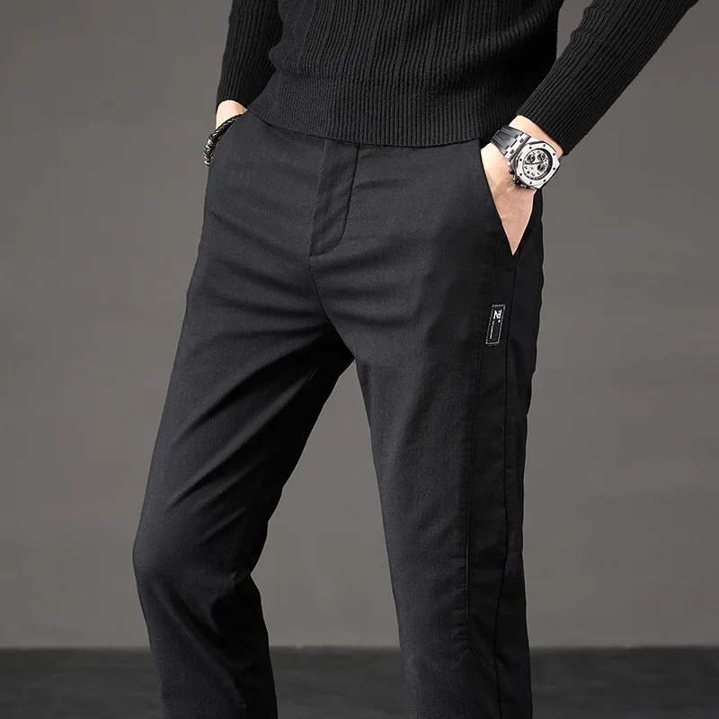 

Men's Trousers Autumn Pants Men's Winter Winter Casual Trousers Autumn And Winter Middle-aged Winter dong ku Trend Versatile 631
