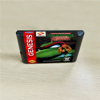 

Turtles Tournament Fighters - 16 bit MD Games Cartridge For MegaDrive Genesis console