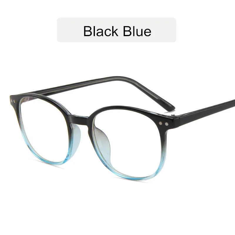 KOTTDO, классические круглые оправы для очков для женщин, винтажные оправы для очков по рецепту для мужчин, пластиковая оправа для очков - Цвет оправы: black blue