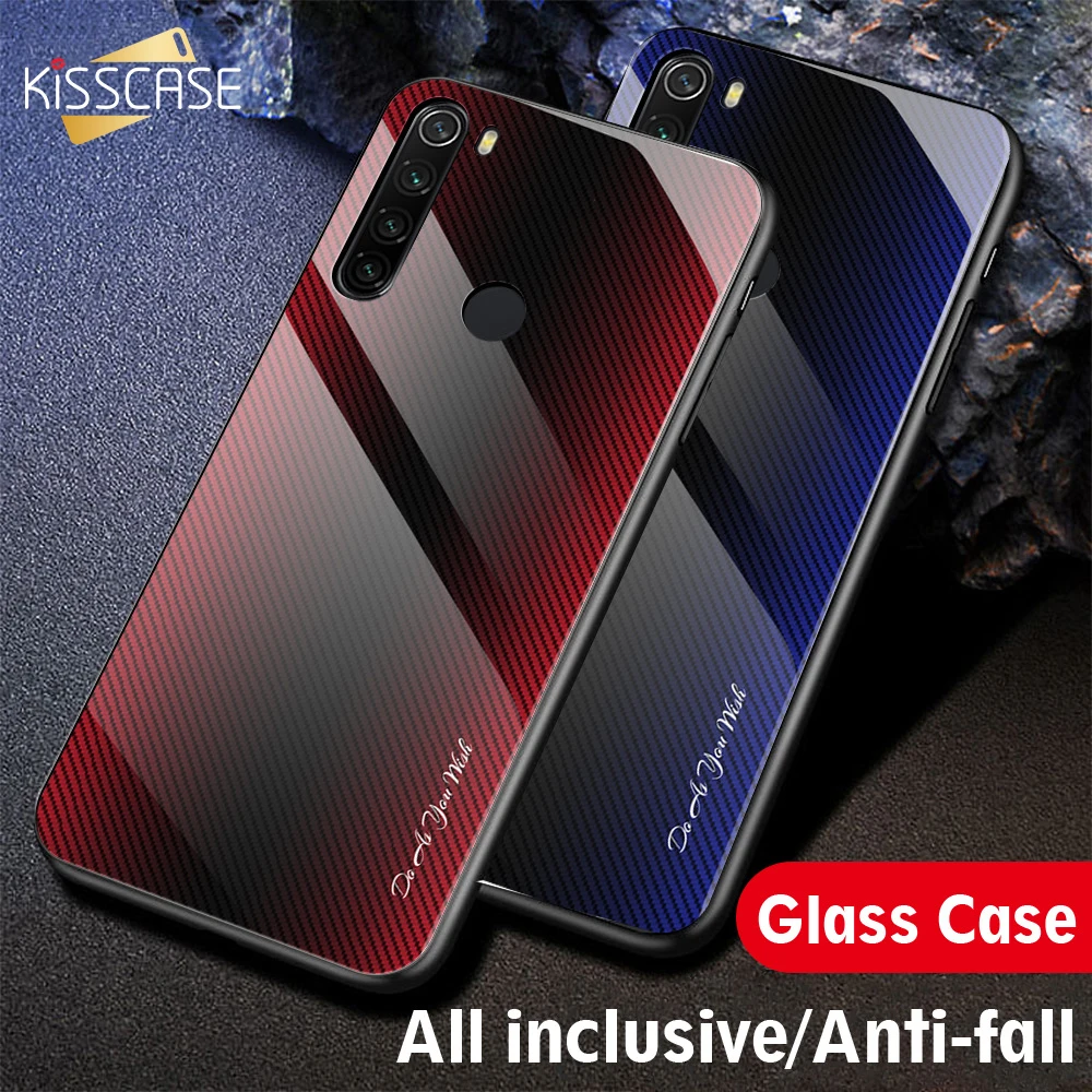 Чехол KISS из закаленного стекла для задней панели Xiao mi Red Note 8 7 5 6 Pro Xiaomi 9 SE 9T CC9 CC9E A3