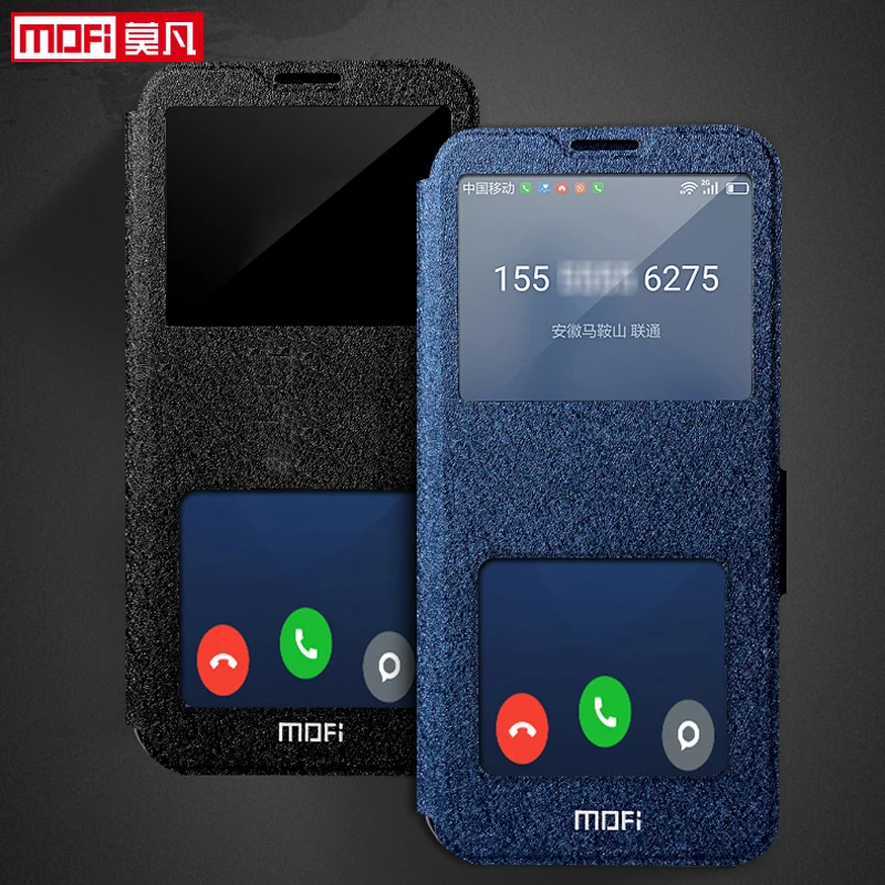 Флип чехол для xiaomi redmi note 7 note7pro с подставкой магнитный mofi кожаный книжка чехлы