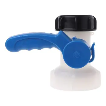 

IBC Tote Tank Butterfly Valve Drain Adapter 2.95\" Coarse Thread