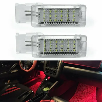 

For Golf5/6 Footwell Lamp For Scirocco For Passat CC Plastic 2Pcs 18-LED