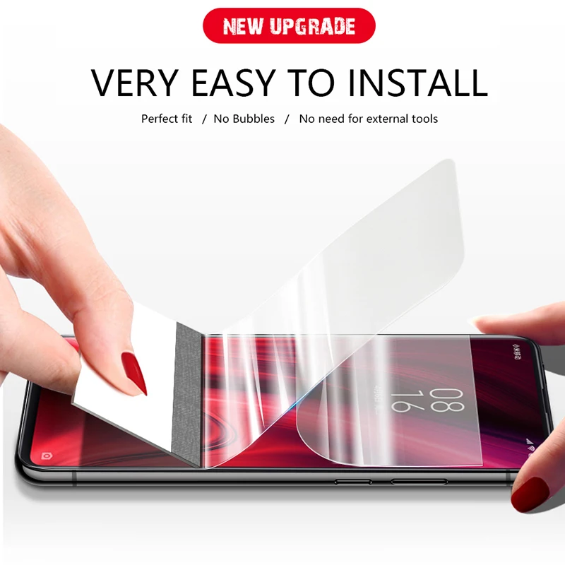 Гидрогелевая пленка для Xiaomi Mi 11 10 9 SE 9T Pro Mi8 A3 защитная экрана Redmi Note 8 7 K20 K30 8T S 2