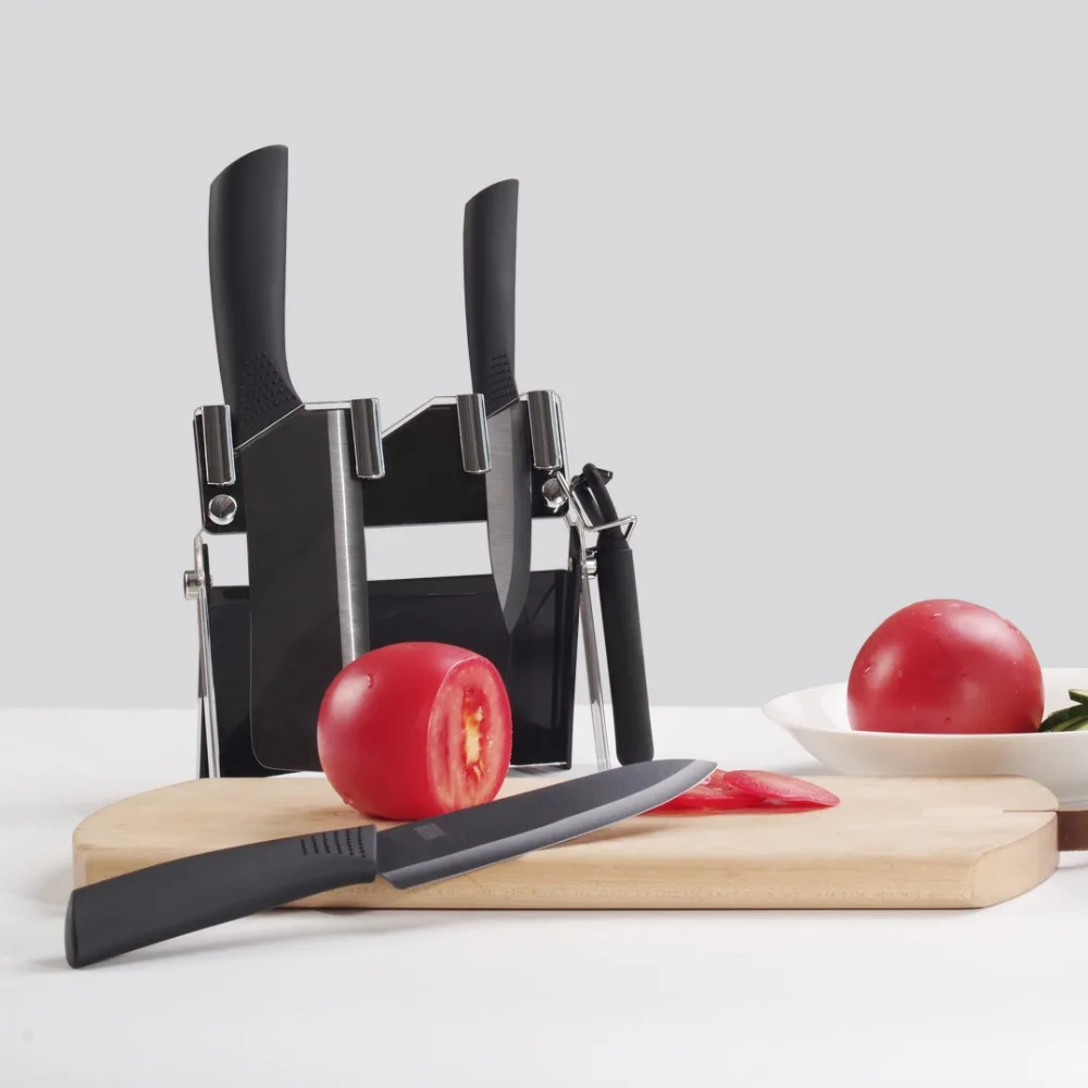 Nano Ceramic Knife Xiaomi Mijia Original HuoHou Kitchen Set 5 PCS Nano-ceramic knife 4 6 8 Inch Furnace Thinner Environmental D5 (7)