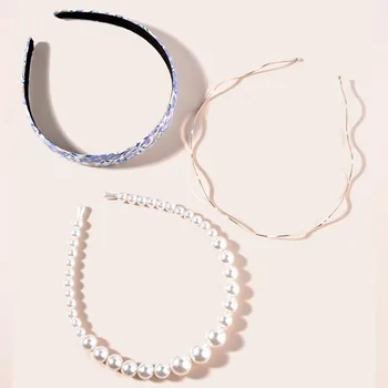 

3pcs Women Hairband Beautiful Lovely Delicate Hairband Headdress Accessory Hair Hoop for Women