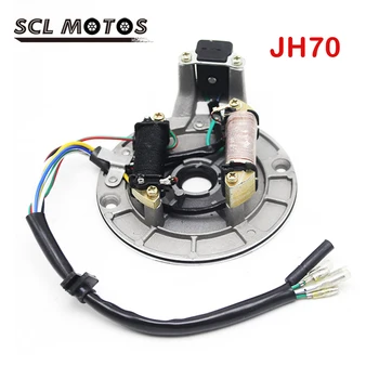 

SCL MOTOS New 1Pc JH70 Ignition Stator Magneto Plate For PIT BIKE XR50 SDG SSR 107 110 125 cc Kick Start ATV Dirt Bike Racing