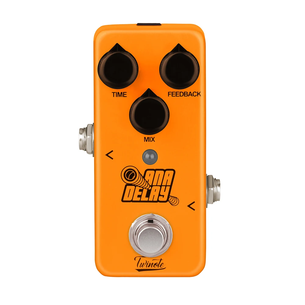 US $33.99 Twinote Ana Delay Pedal Electric Guitar Effect Digital Delay Effects with 800ms Delay Time Tap Tempo Function Guitar Accessories