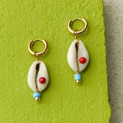earring Женские серьги-подвески с жемчугом, женские серьги-кольца, женские серьги, ювелирное изделие - Окраска металла: earring