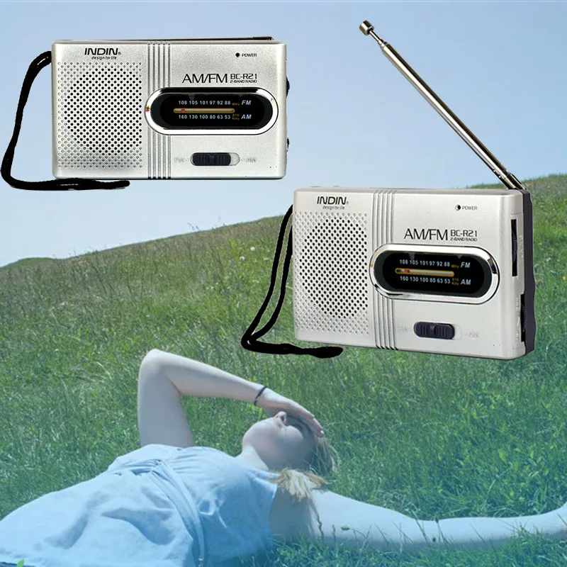 Универсальный радио плеер встроенный динамик AM/FM AM 530-1600 FM 88-108 кГц карманный портативный мини мир стерео приемник R21 Radyo