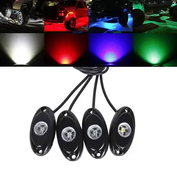 

1PC LED ROCK LIGHT CAR AUTO UNDER BODY EXTERIOR UNDERBODY GLOW TRAIL RIG LAMP UNDERGLOW LED ATMOSPHERE DECORATION LAMP