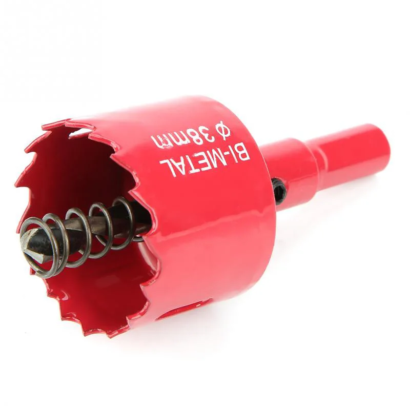 

Metal 9pcs Hole Saw Drills Bit Sharp Groove Cutter High Speed Steel Woodworking