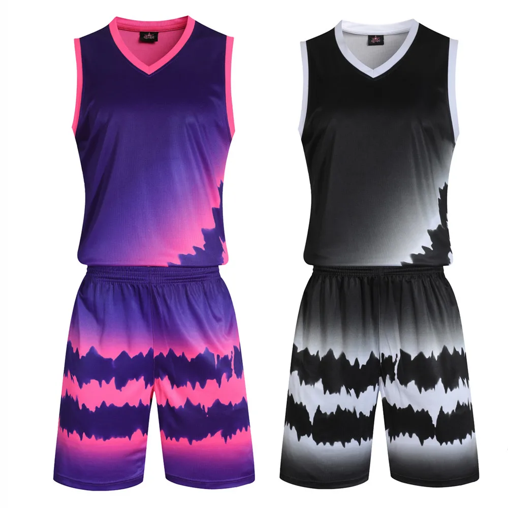 2020 New High quality Men Basketball Set Uniforms kits Sports clothes Kids basketball jerseys college tracksuits DIY - Цена: 1 435,59 - 1 586,71 руб.