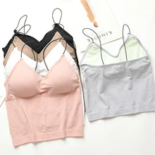 Liva Girl сексуальный женский камзол, модный топ на бретелях с блестками, летний топ с v-образным вырезом и подкладкой, нижнее белье, Топ