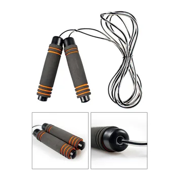 

1Pc Jump Rope Adjustable Lightweight Wear Resistant Tangle-Free Skipping Rope Exercise Tools for Men Women Adults