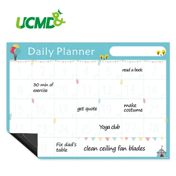 

Magnetic Whiteboard Erasable Monthly Daily Planner Board Magnets Fridge Refrigerator To-Do List 2019 Organizer for Kitchen 2020