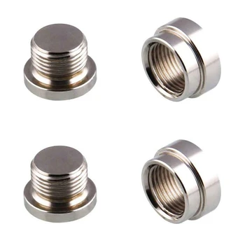 

Universal O2 Oxygen Sensor Stepped Mounting Boss And Plugs (1 Bungs/1 Plugs) M18 X 1.5