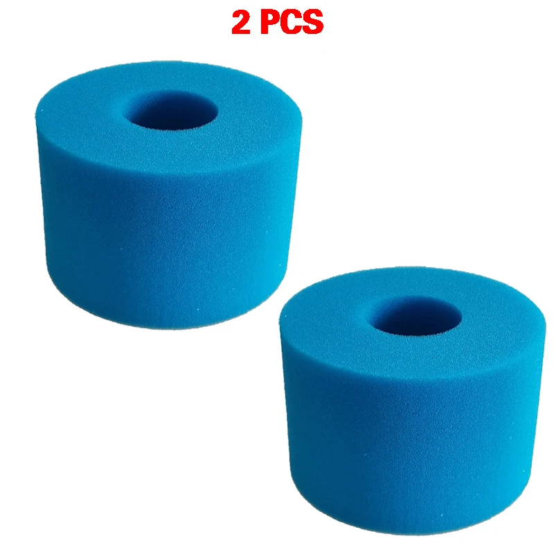 2Pcs For Intex Pure Spa Reusable/Washable Foam Hot Tub Filter Cartridge S1 Type 